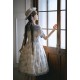Miss Point Goose's Flower Basket Square Collar JSK(Reservation/3 Colours/Full Payment Without Shipping)